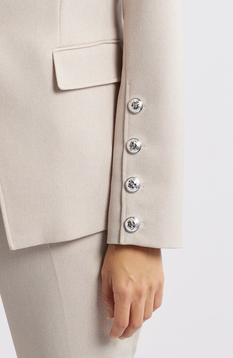 Tahari ASL One-Button Blazer, Alternate, color, Oatmeal