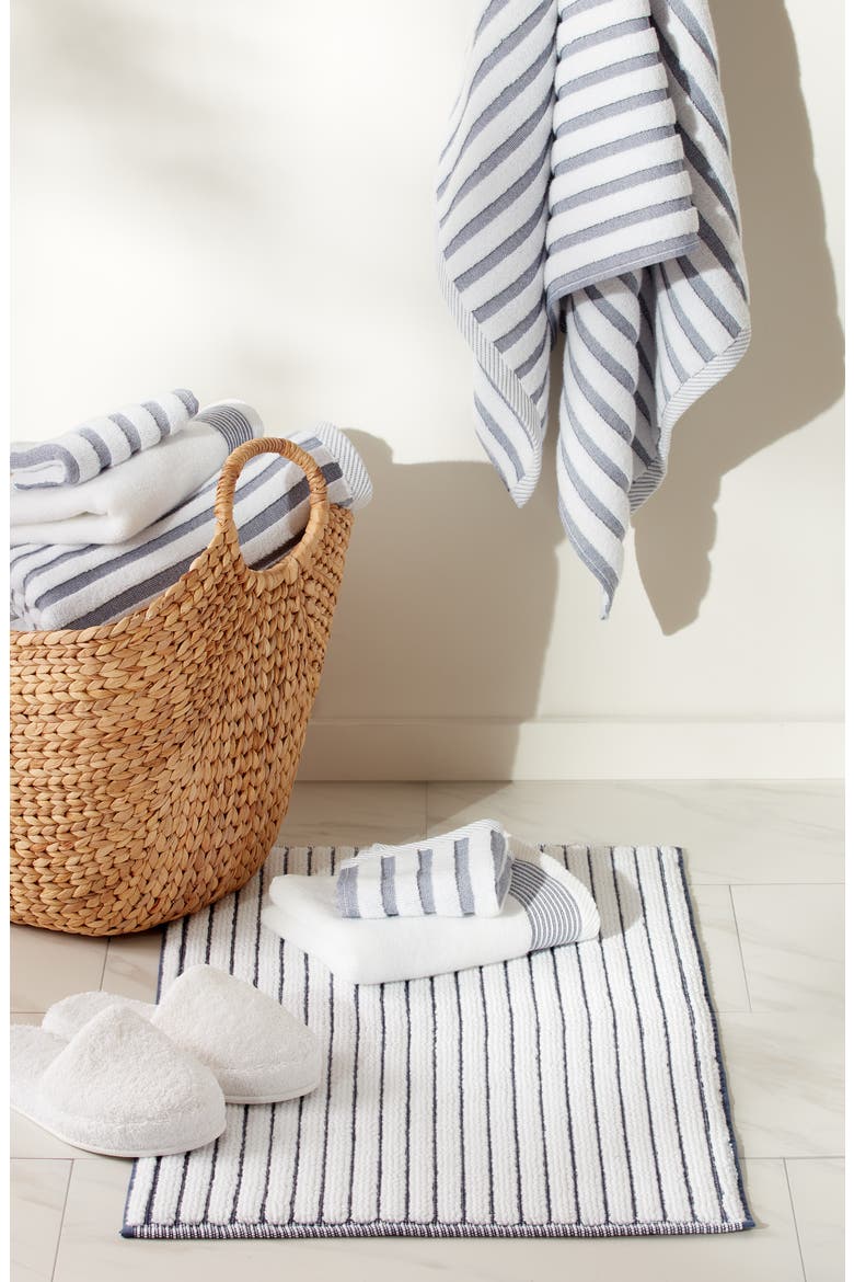 Mix Stripe Bath Mat, Alternate, color, BLUE VINTAGE MULTI
