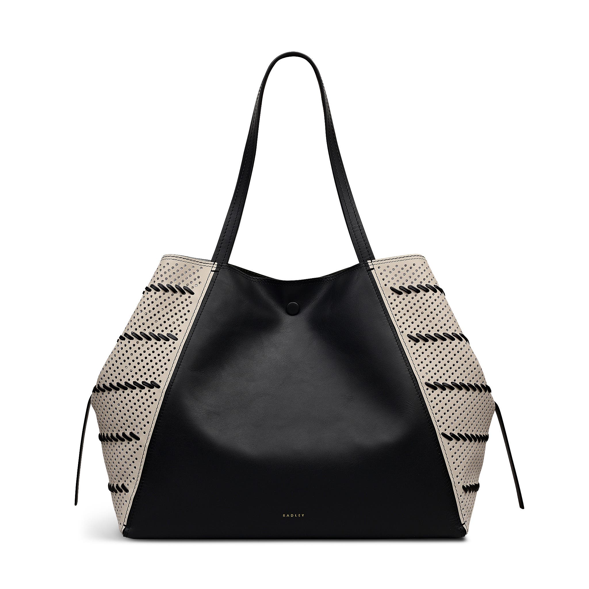 Radley The Delphine - Perforated Extra Large Open Top Tote Bag, Alternate, color, Black