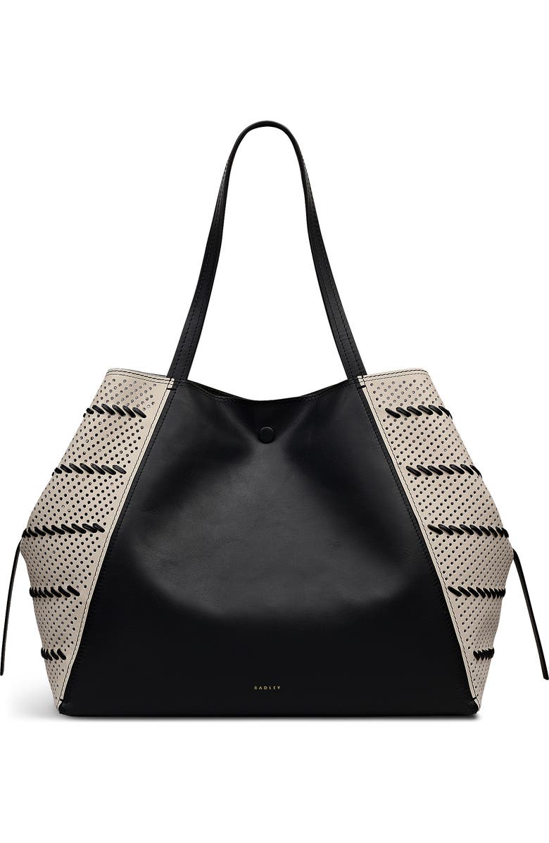 Radley The Delphine - Perforated Extra Large Open Top Tote Bag, Alternate, color, Black