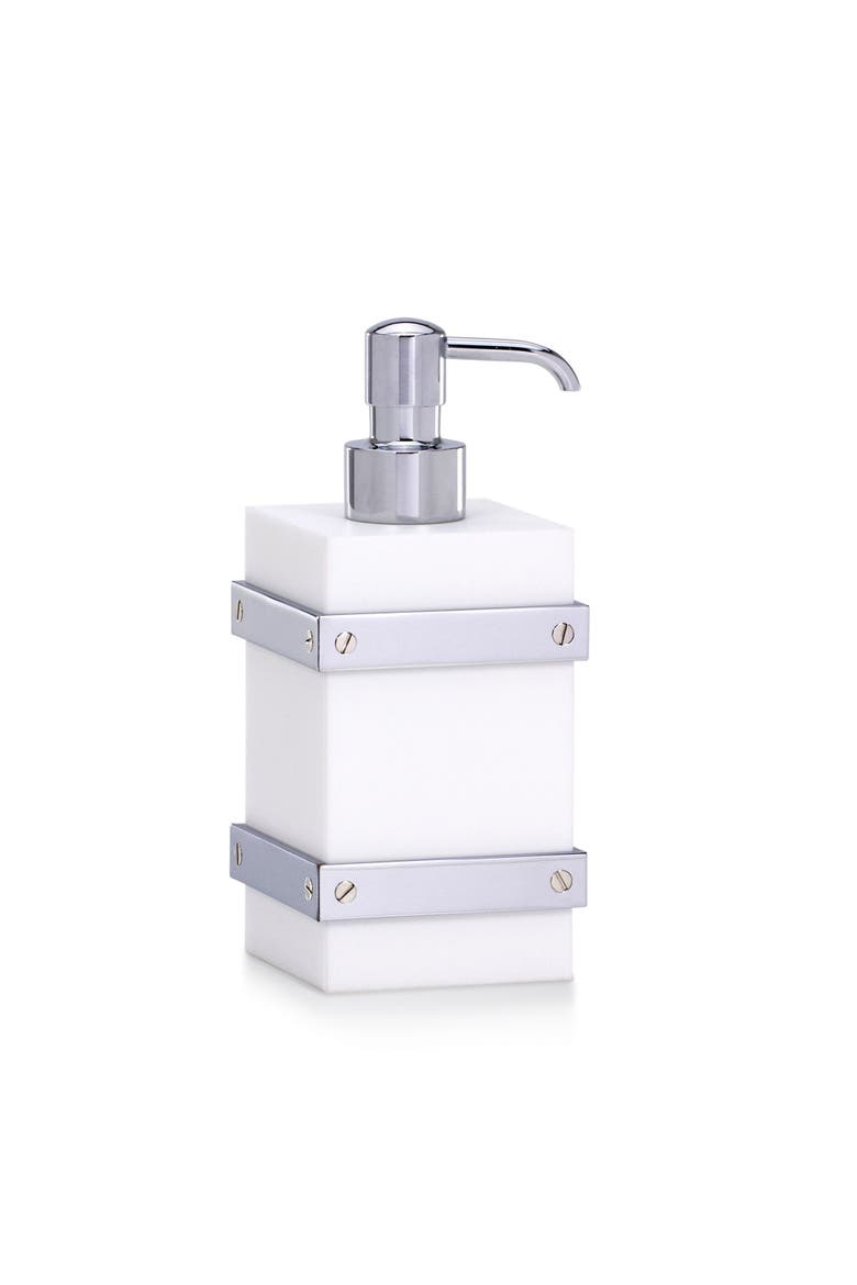 Allegato Chrome Pump Dispenser, Main, color, WHITE