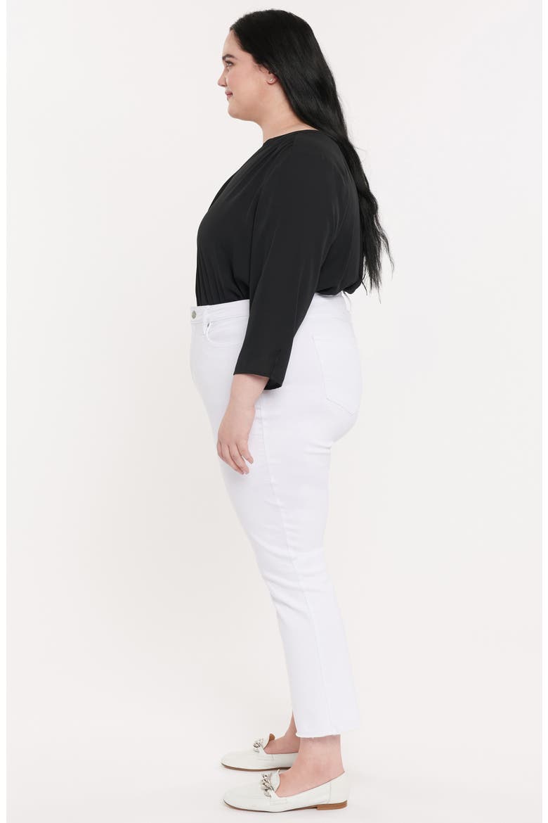 Slim Ankle Bootcut Jeans, Alternate, color, OPTIC WHITE