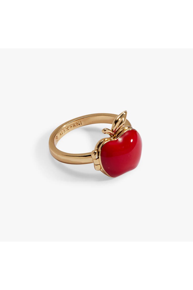 'Apple of My Eye' Locket Ring, Alternate, color, Gold