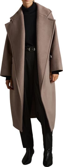 Bridget Belted Wool Blend Coat