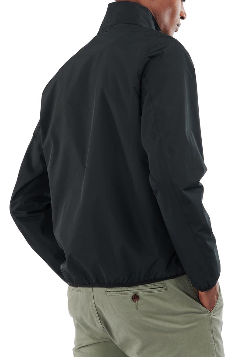 Korbel Zip-Up Rain Jacket, Alternate, color, BLACK