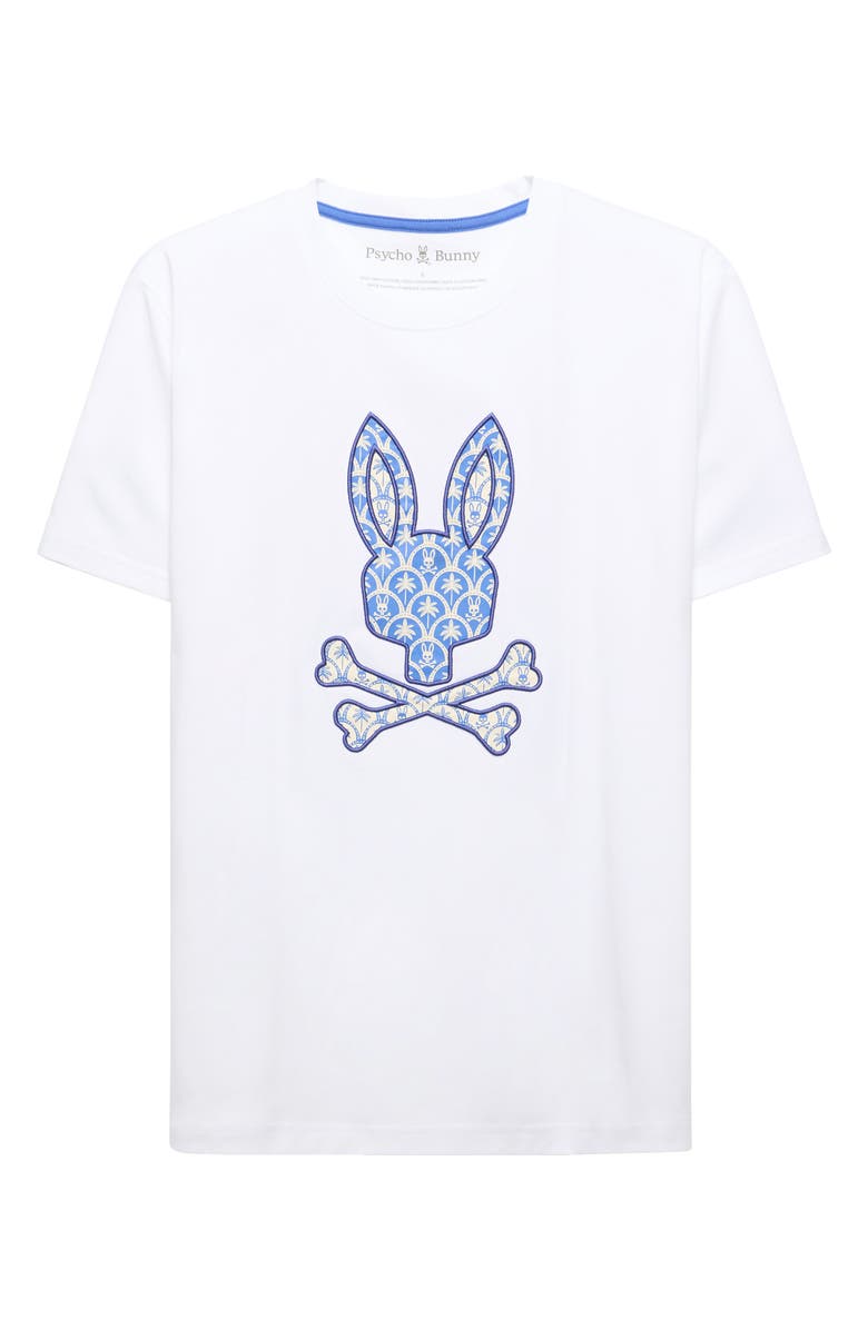 Psycho Bunny Brad AppliquéT-Shirt, Alternate, color, White