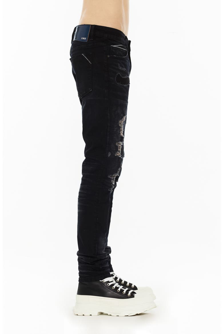 Rocker Slim Fit Straight Leg Jeans, Alternate, color, SAPPHIRE