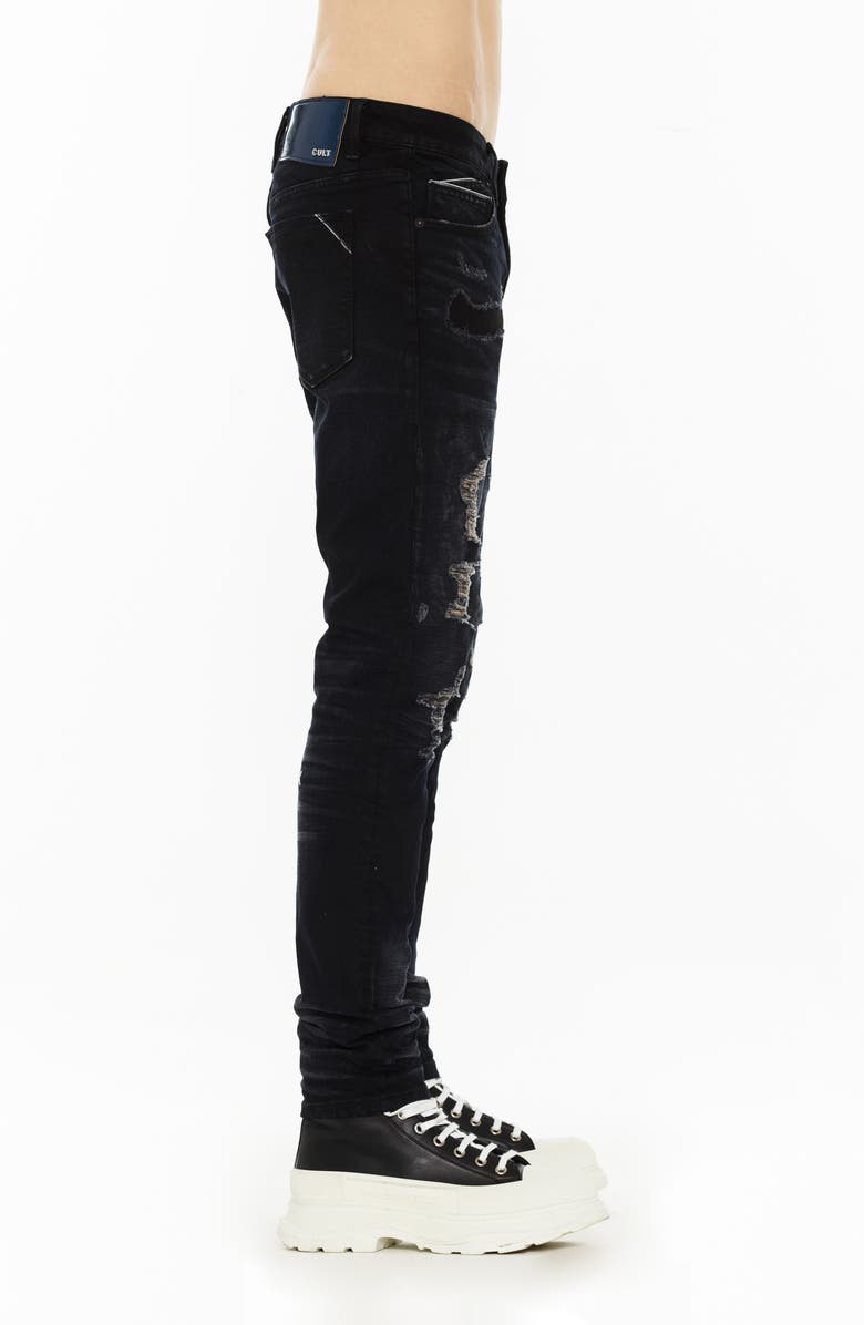 Cult of Individuality Rocker Slim Fit Straight Leg Jeans, Alternate, color,