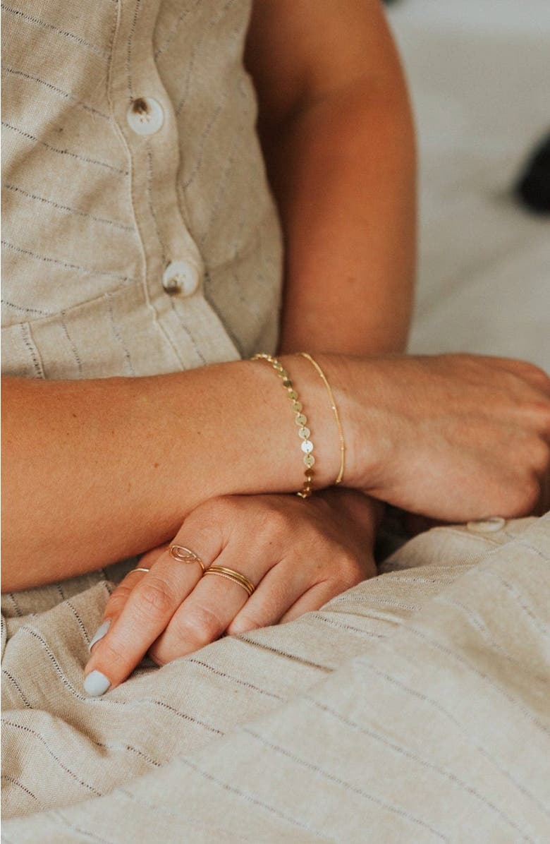 MADE BY MARY Poppy Bracelet, Alternate, color, Silver