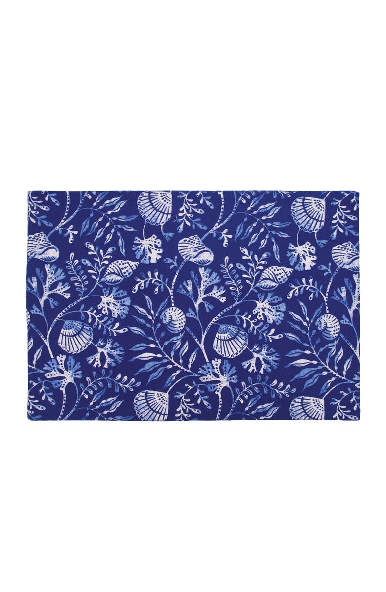 C&F Home Blue Reef Reversible Placemats Set of 6, Alternate, color, Blue