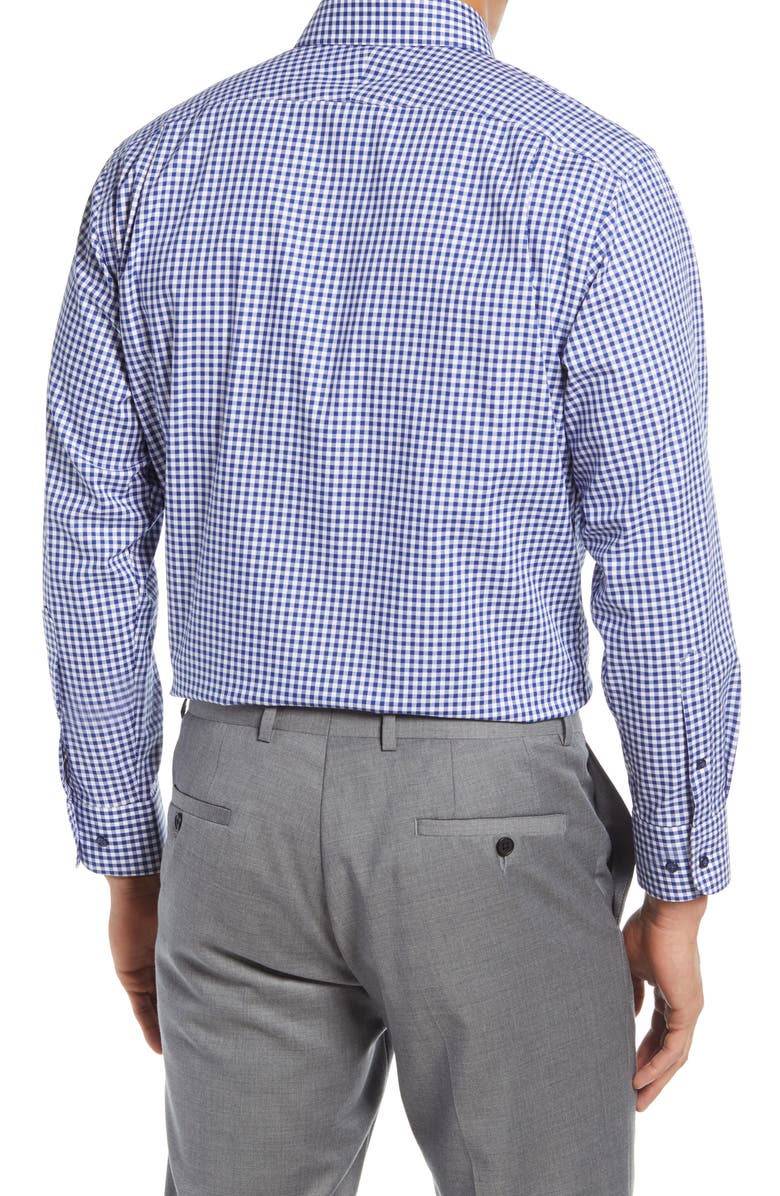 Nordstrom Men's Shop Traditional Fit Non-Iron Gingham Dress Shirt, Alternate, color, 