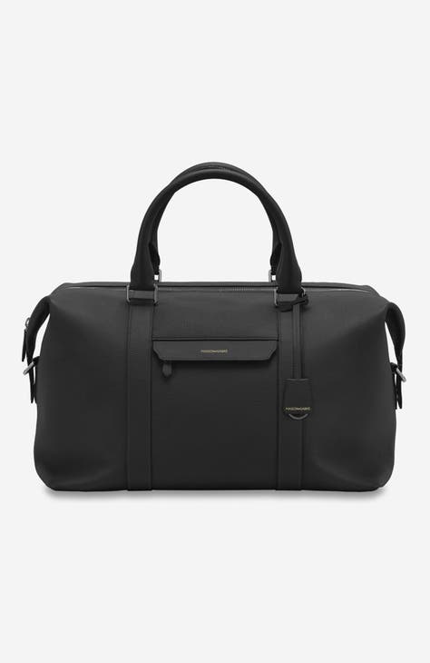 Leather duffle bag near me online