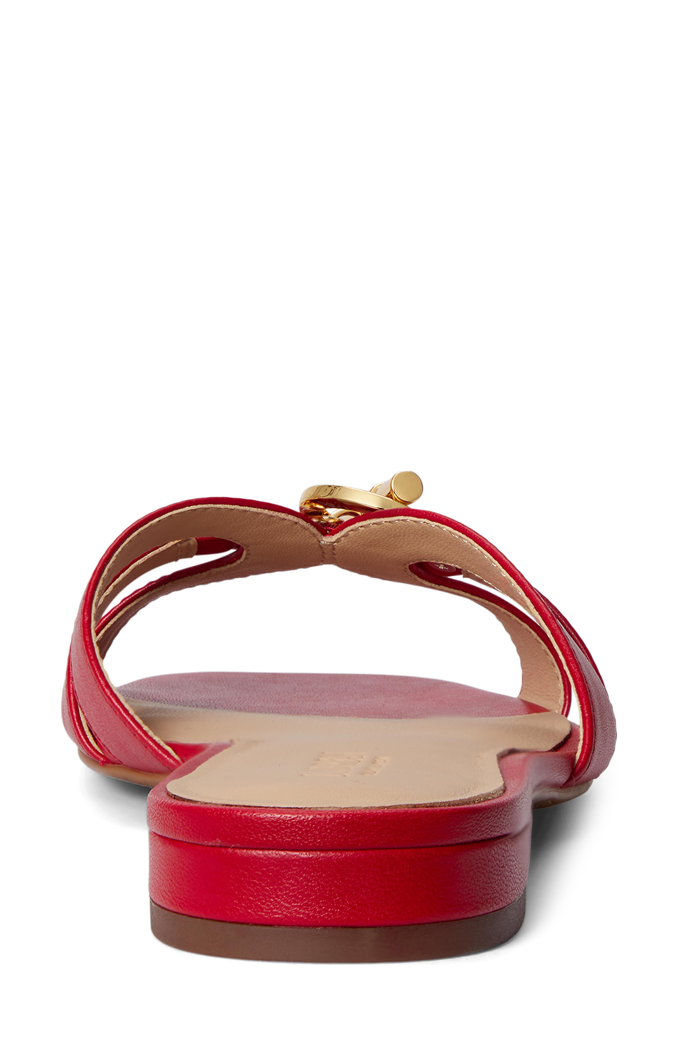 Blaike Slide Sandal, Alternate, color, FESTIVE RED