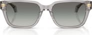 Versace 56mm Rectangular Sunglasses