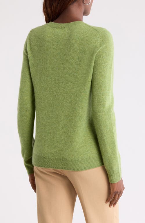Nordstrom Crewneck Cashmere Sweater In Green