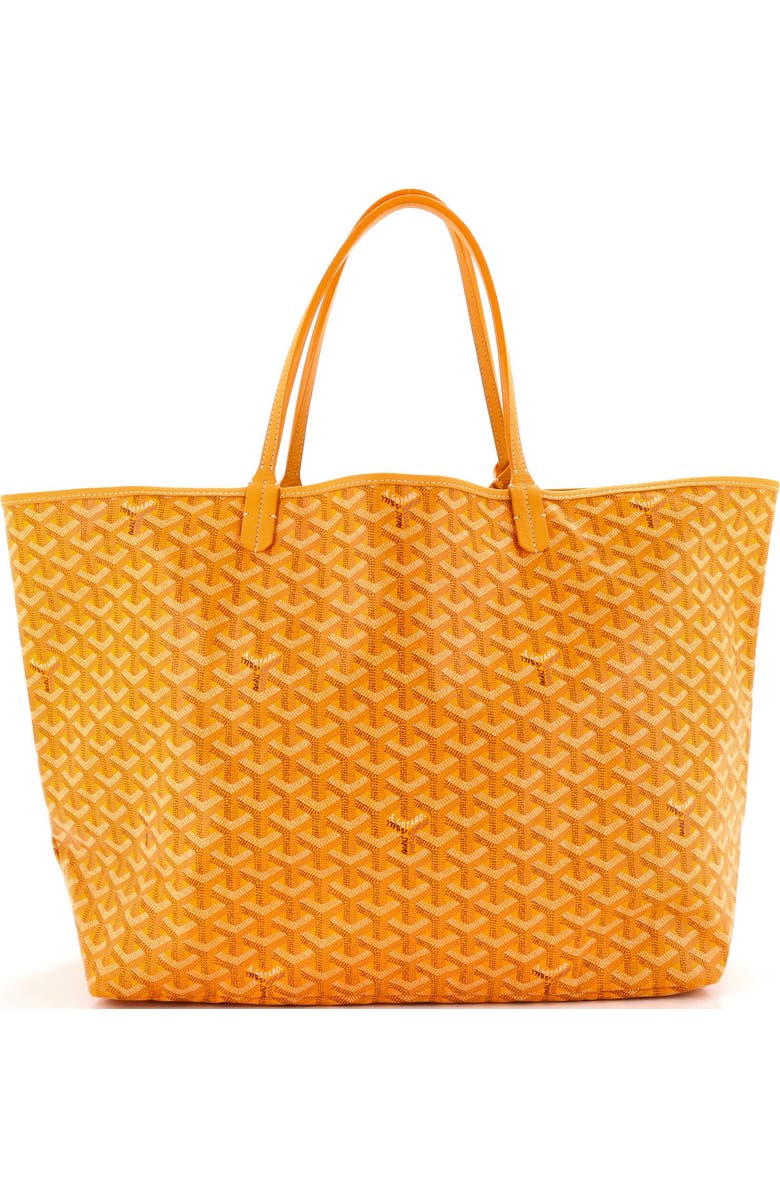 Pre-Owned Goyard Saint Louis Tote Coated Canvas GM, Main, color, Yellow