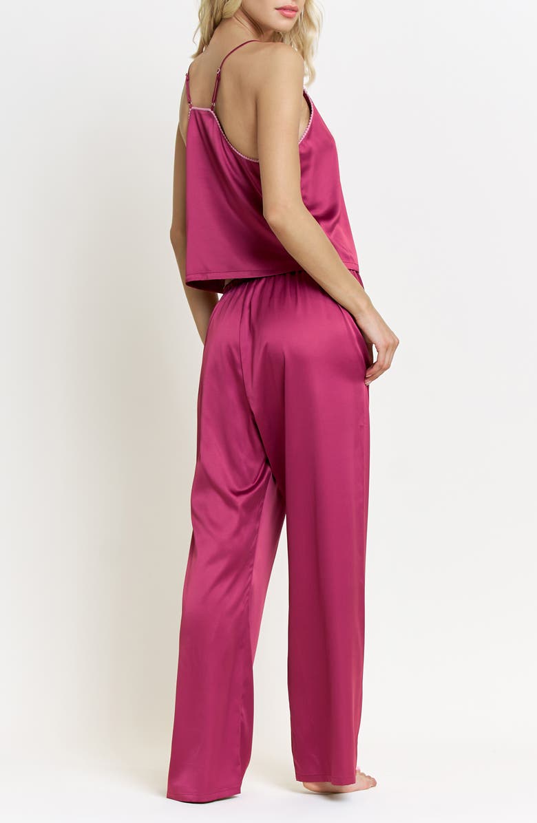 Honeydew Off to Bed Pajamas, Alternate, color, Mulberry