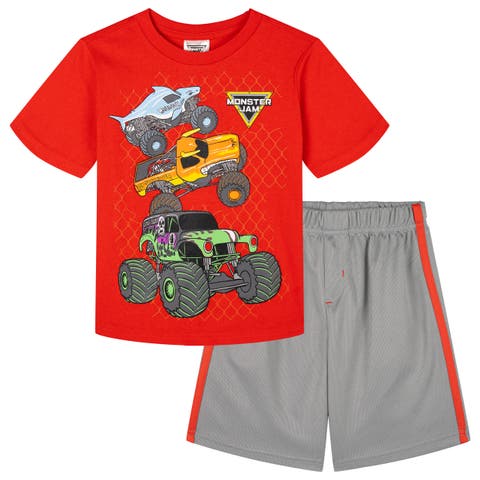 Athletic 2-Piece T-Shirt and Shorts Set
