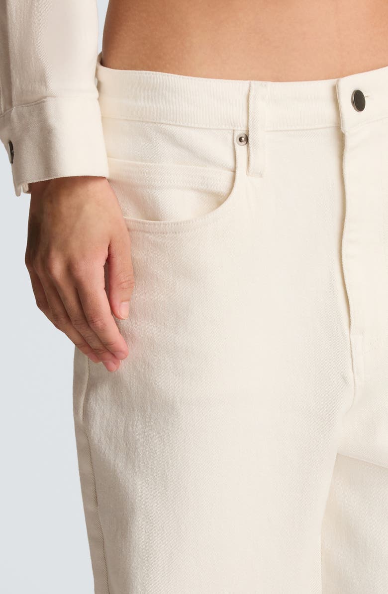 Kenneth Cole Ombré Comfort Stretch High Waist Wide Leg Jeans, Alternate, color, Tan Gradient