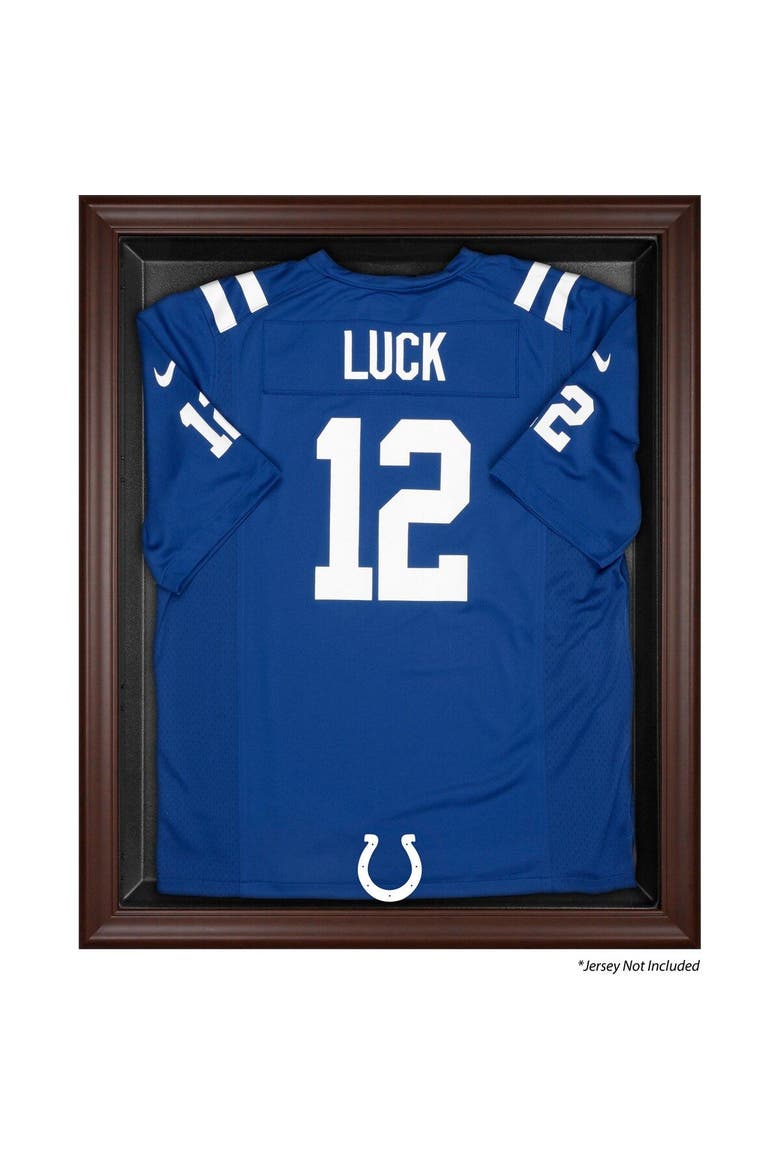 Indianapolis Colts Brown Framed Logo Jersey Display Case, Main, color, Brown