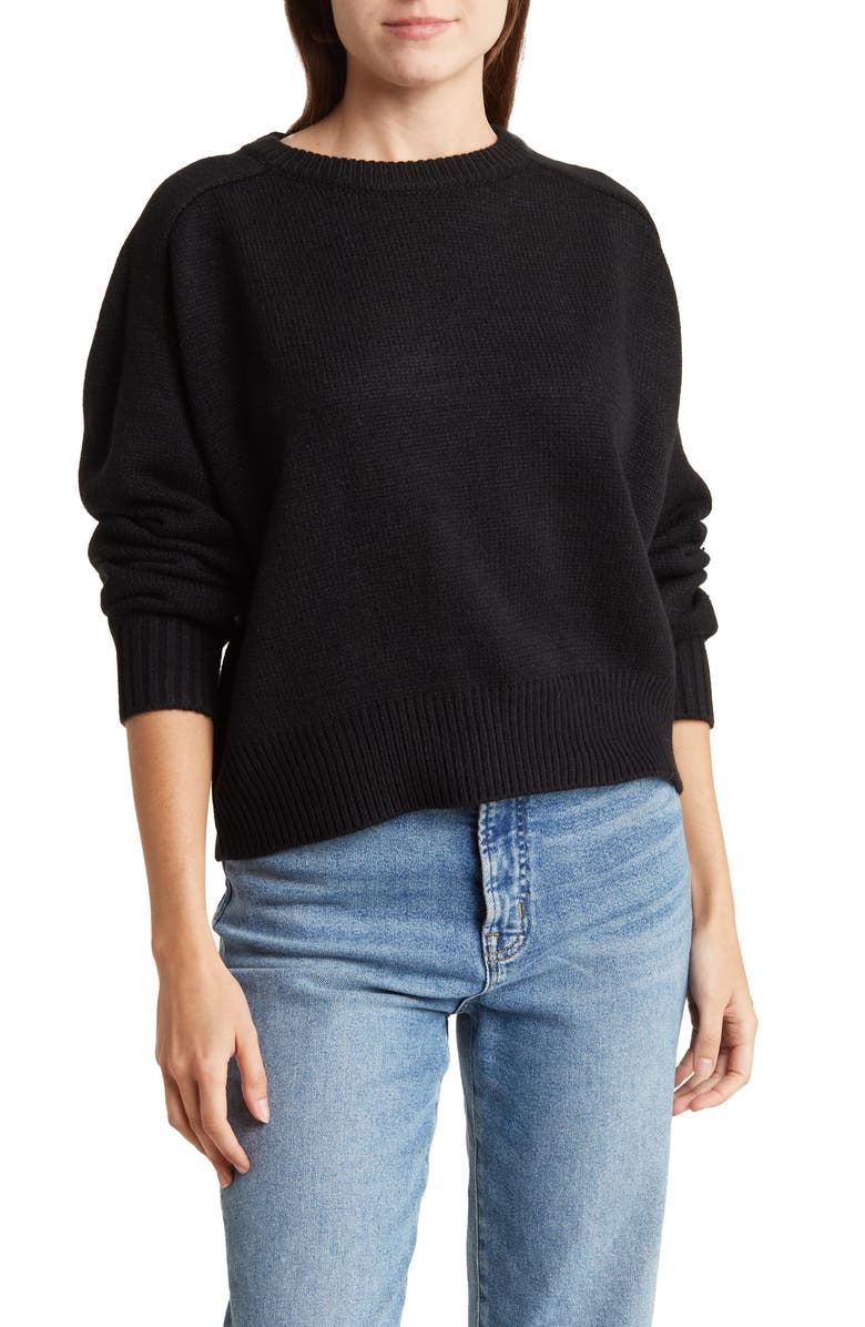 Elodie Crewneck Crop Sweater, Main, color,