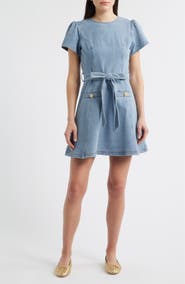 ZOE AND CLAIRE Denim Minidress