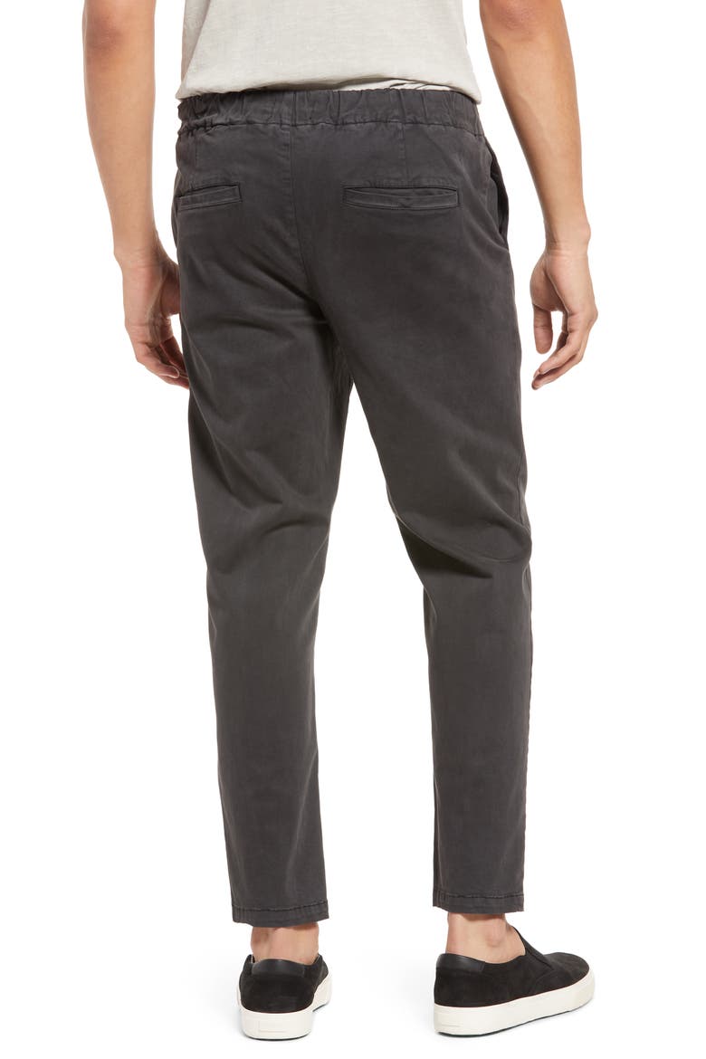 Julian Cotton Blend Pants, Alternate, color, WASHED BLACK
