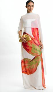 DIARRABLU Tubi Twa Strapless Dress Sira Rose With Shawl