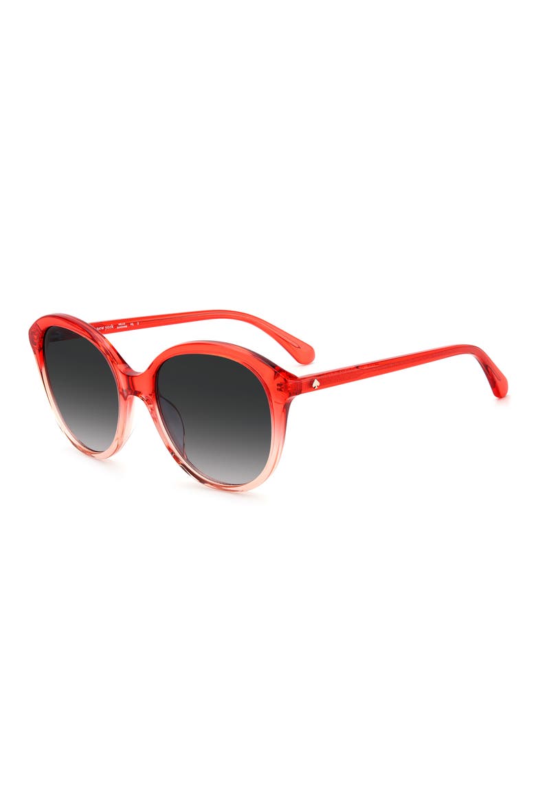 briag 55mm cat eye sunglasses, Alternate, color, PINK/ DARK GREY SF