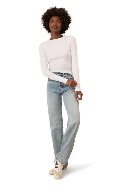 Perfect Rib Long Sleeve Tee