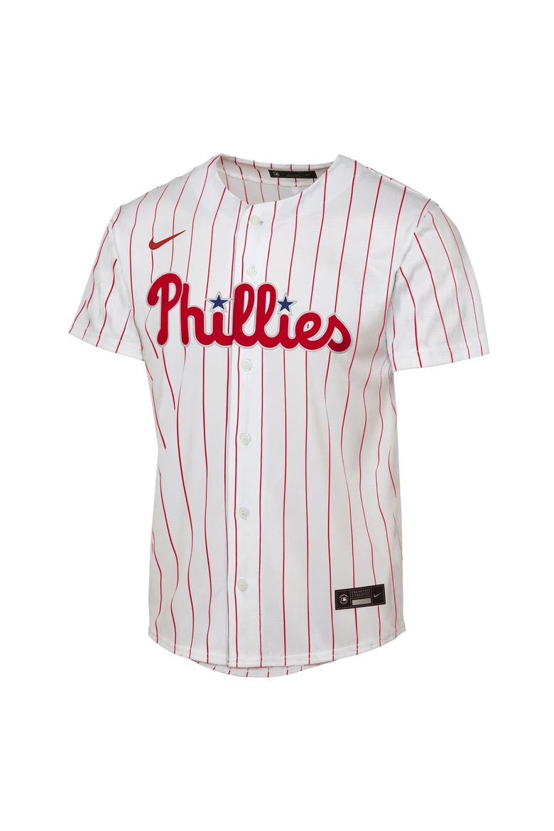 Youth Nike Bryce Harper White Philadelphia Phillies Home Replica Player Jersey, Alternate, color, White