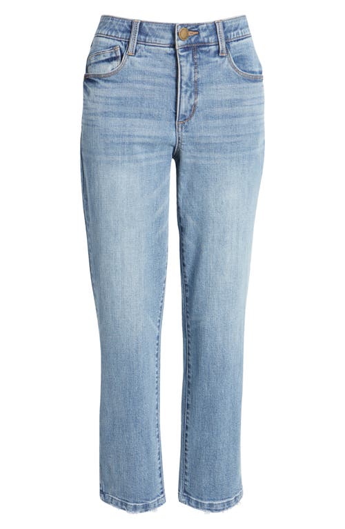 WIT & WISDOM WIT & WISDOM LOGAN 'AB'SOLUTION HIGH WAIST ANKLE SLIM STRAIGHT LEG JEANS