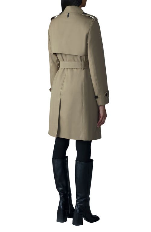 Mackage Winn 2-in-1 Classic Trench Coat In Light Camel