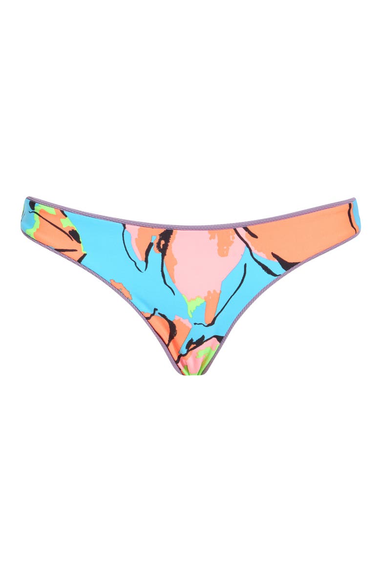 Flirt Rib Bikini Bottoms, Alternate, color, GRAY