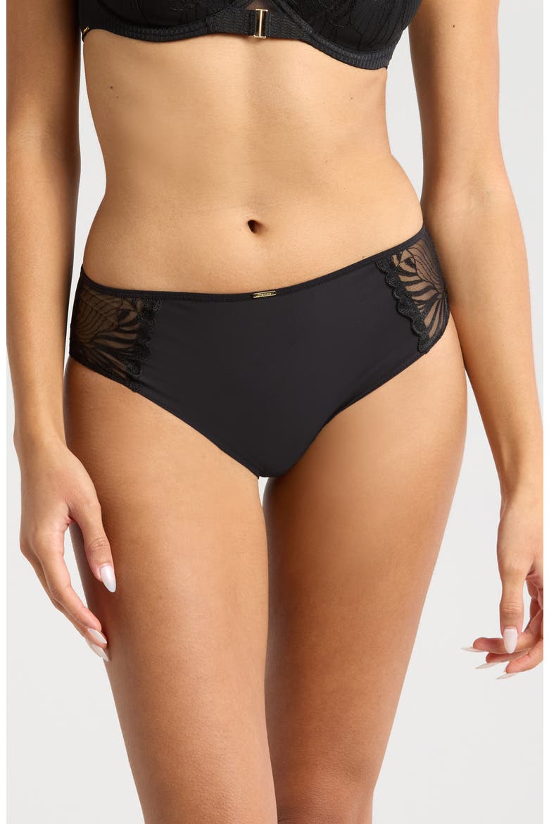 Legend Mid Rise Bikini Briefs, Main, color, BLACK