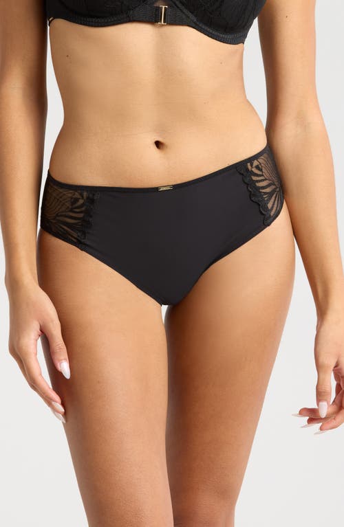 Chantelle Lingerie Legend Mid Rise Bikini Briefs In Black