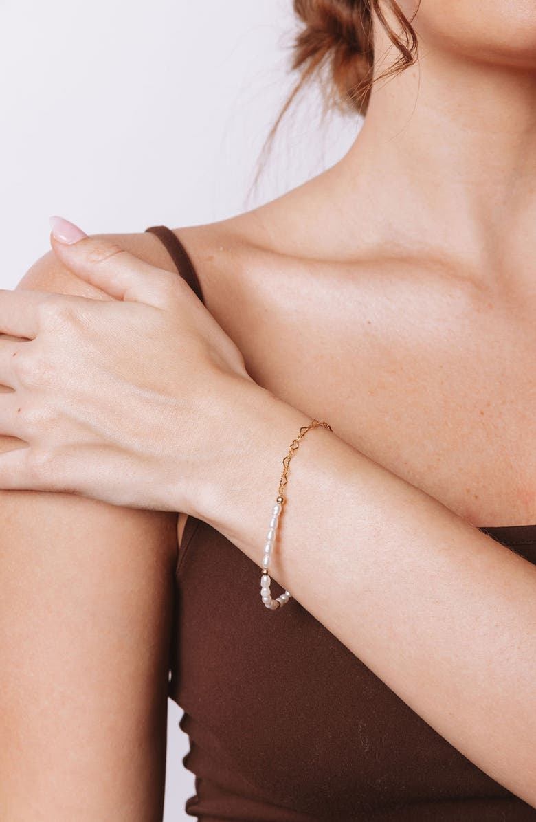 Set & Stones Josephine Bracelet, Alternate, color, Gold