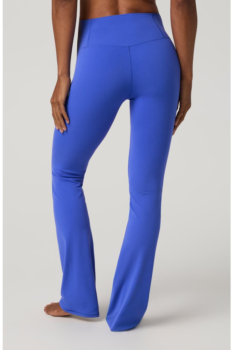 AllTheFeels™ High Waist Slim Flare Pants, Alternate, color, ELECTRIC BLUE