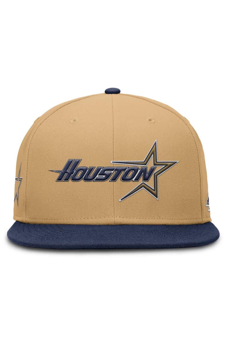 Nike Men's Nike Gold Houston Astros True Performance Fitted Hat, Alternate, color, 