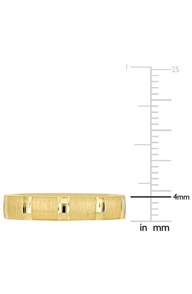 Julianna B. Brushed and Polished Wedding Band 14k, Alternate, color, 