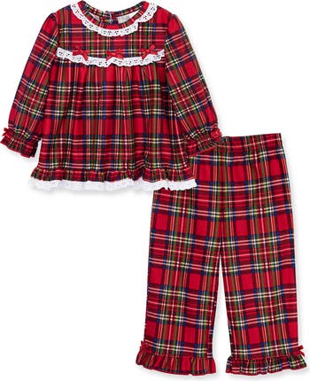 Plaid Two-Piece Pajamas