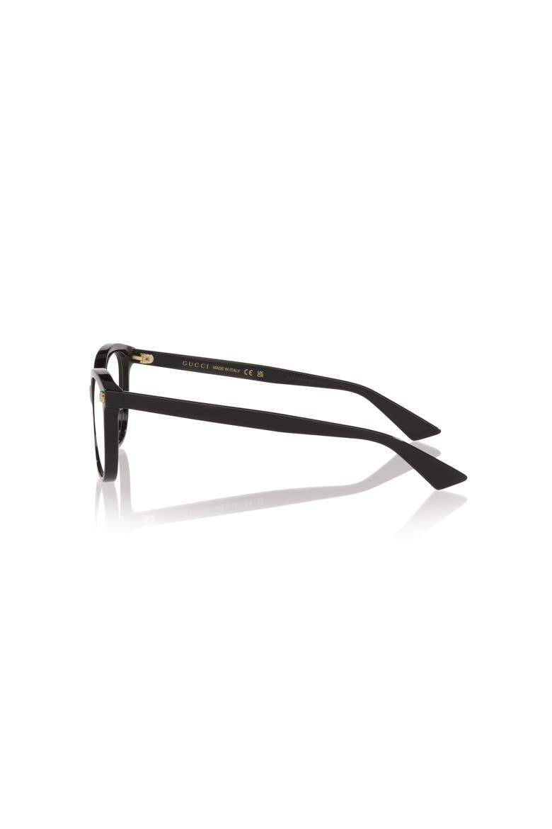 51mm Rectangle optical glasses, Alternate, color, Black