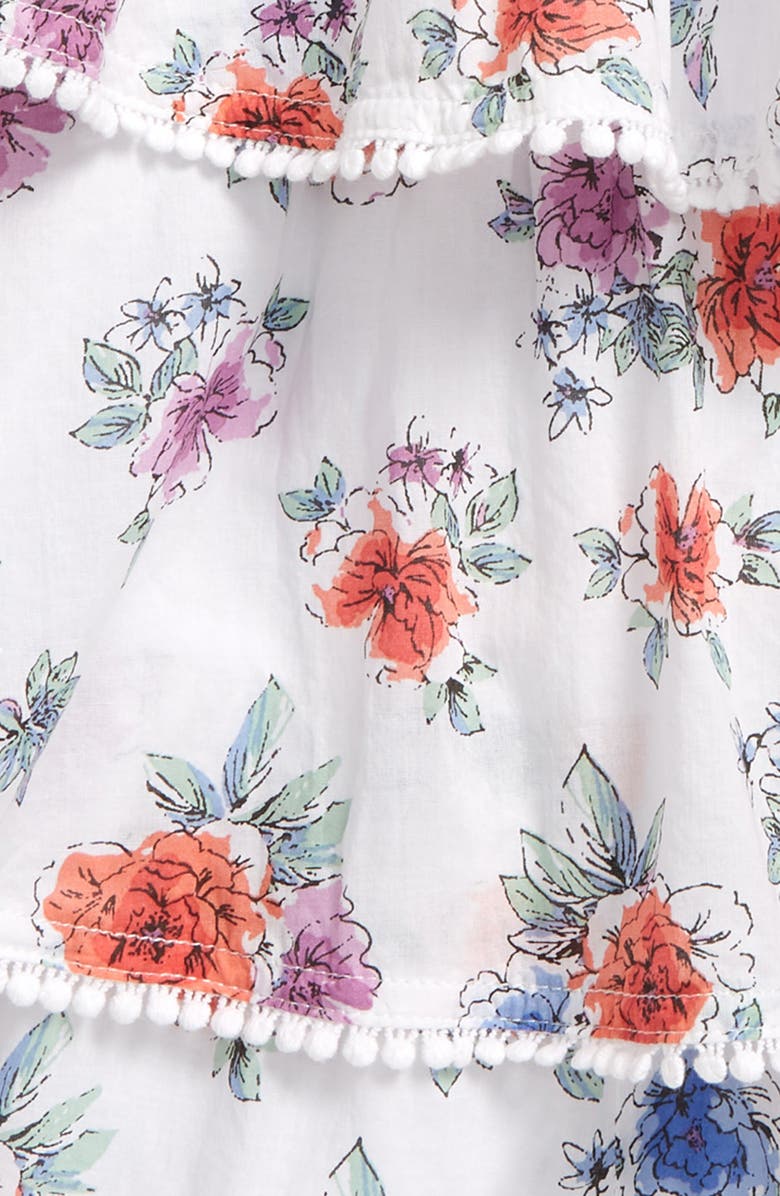 Peek Aren't You Curious Kids' Mare Floral Romper, Alternate, color, 