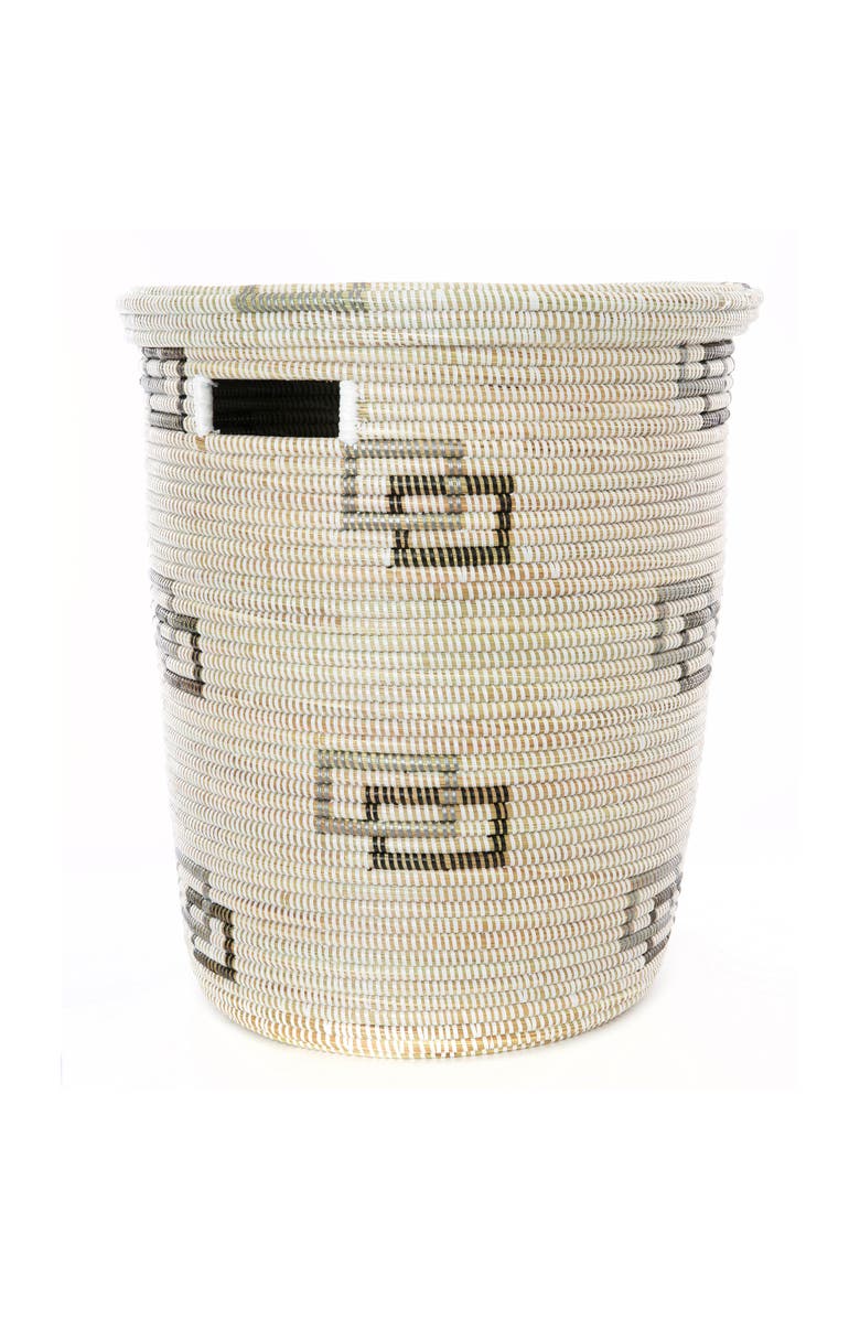 African Modern Perfect Match Flat Lid Storage Basket, Main, color, Beige