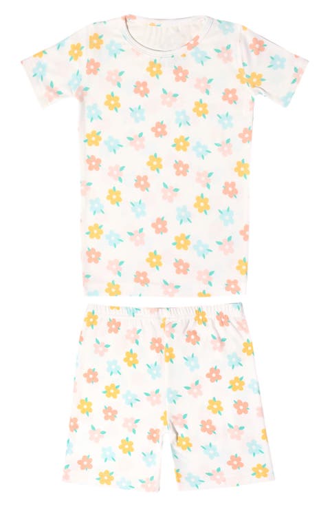Daisy Fitted Two-Piece Short Pajamas (Baby)