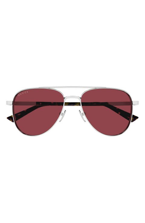 56mm Navigator Sunglasses