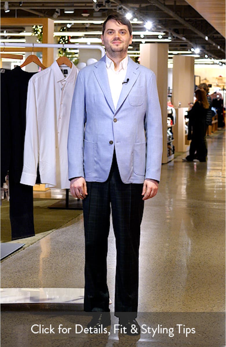 Textured Virgin Wool Sport Coat, sales video thumbnail