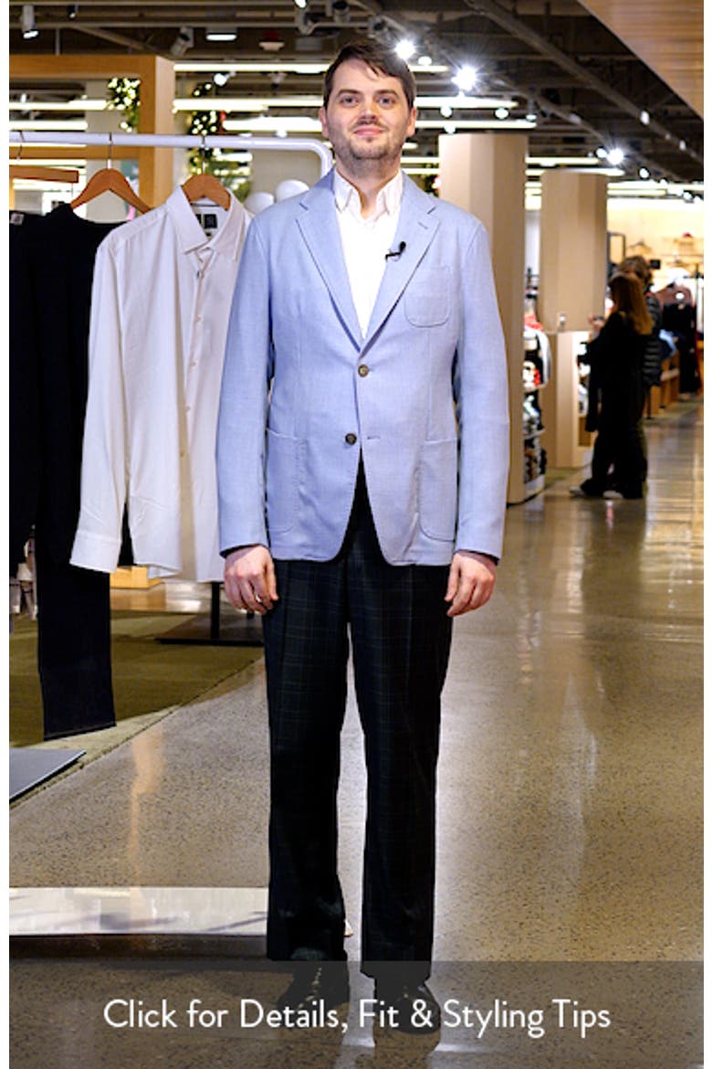 Textured Virgin Wool Sport Coat video
