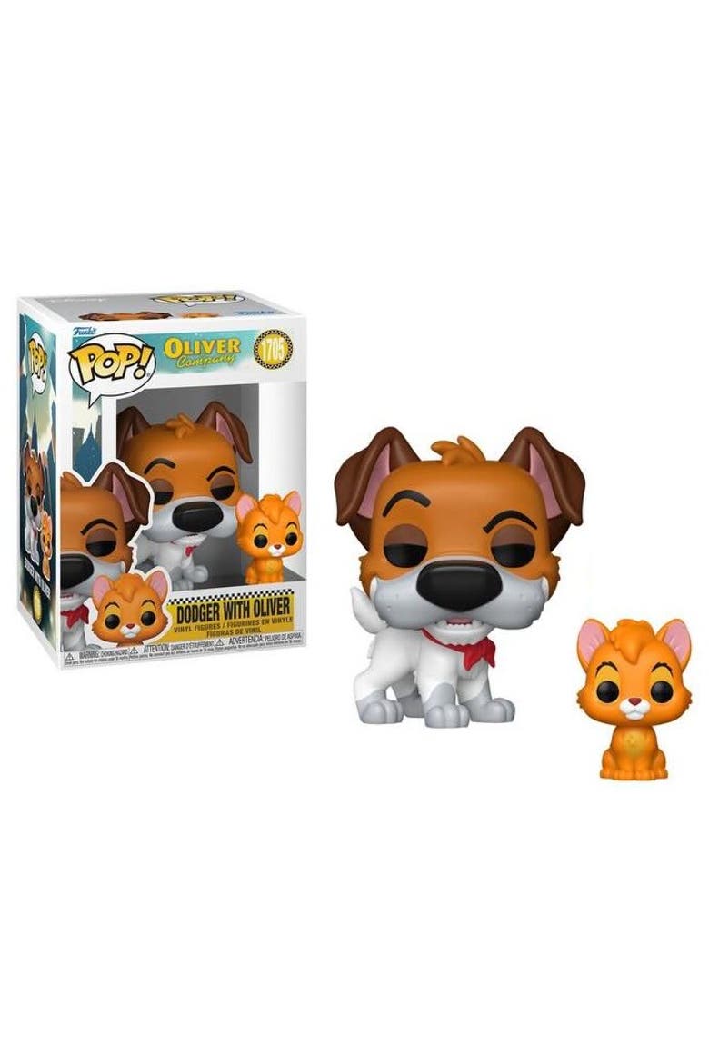 Dodger (Oliver & Company) Disney Funko Pop!, Main, color, Multi-Color