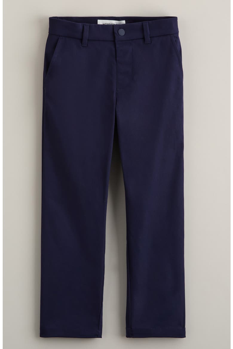 Kids' Flat Front Twill Chinos, Main, color, NAVY PEACOAT